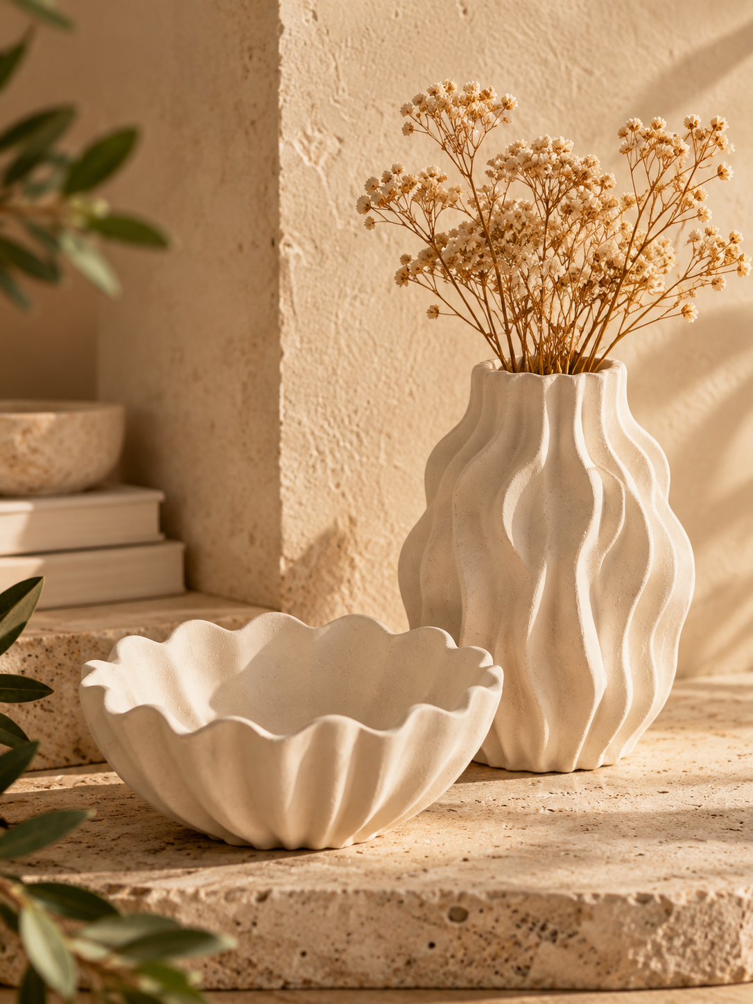 Peças em gesso artesanais Hermé